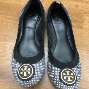 Tory Burch Checkered Ballet Flats